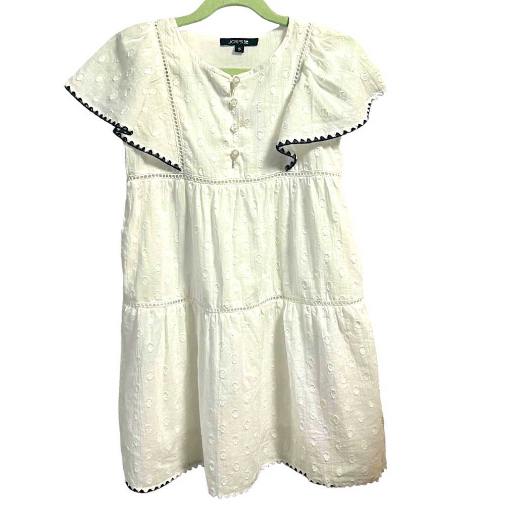 JOE’S GIRLS WHITE EYELET SUMMER DRESS 5 year